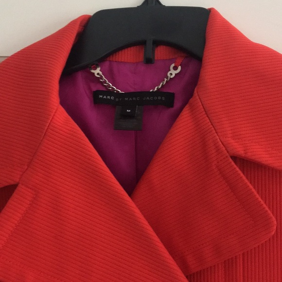 COPY - Marc Jacob red pea coat - Picture 2 of 5